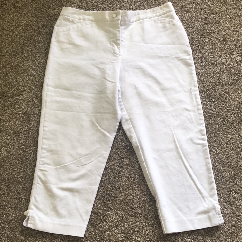 DressBarn Roz & Ali Cotton Capris